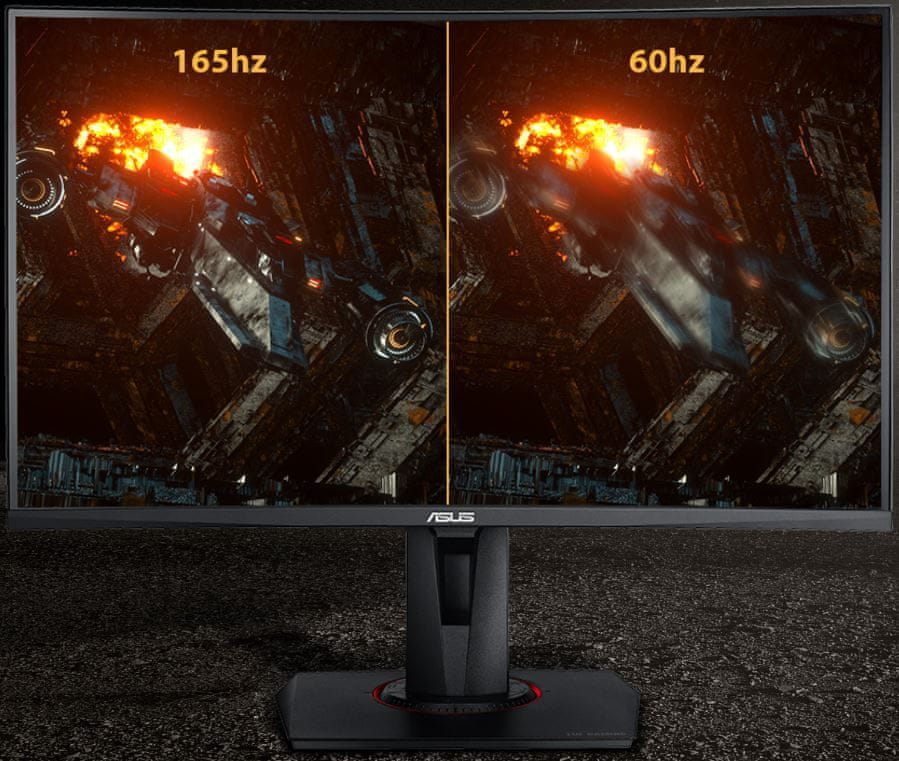 herní monitor Asus TUF Gaming VG27VQ (90LM0510-B01E70) full hd 165 hz bez sekání