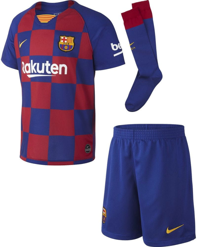 Levně Nike dětský sportovní set FC Barcelona 74 modrá