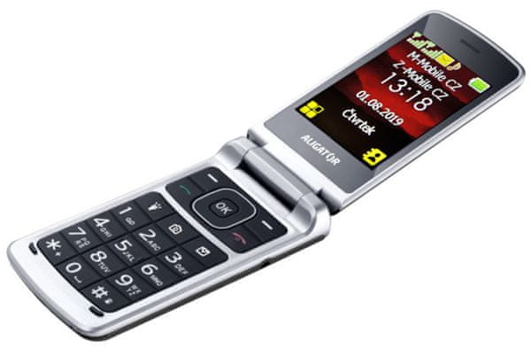 Aligator V710, mobil pro důchodce, SOS tlačítko, SOS Locator,