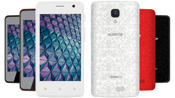 Aligator S4090 Duo, levný smartphone, dostupný, elegantní, malý, kompaktní, lehký, 4 palce