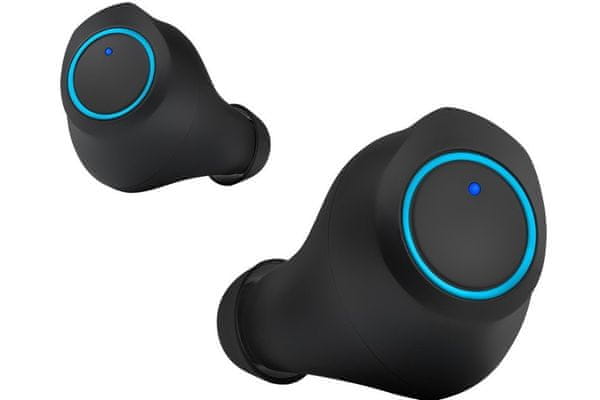 Bluetooth 5.0 niceboy hive drops sluchátka do uší špuntová true wireless skvělý zvuk maxxbass technologie usbc nabíjení dotykové ovládání handsfree telefonování smart buttons autopárování nabíjecí pouzdro ipx4 voděodolná 3 h výdrže moderní design