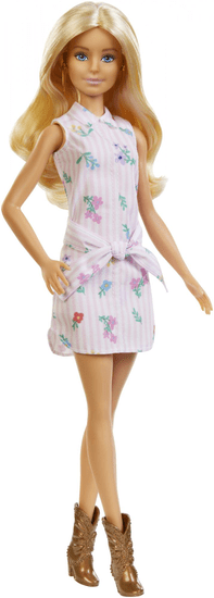 Mattel Barbie Modelka 119 - růžové šaty