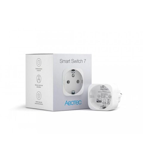 Aeotec Inteligentní zásuvka - AEOTEC Smart Switch 7 (ZW175-C16)