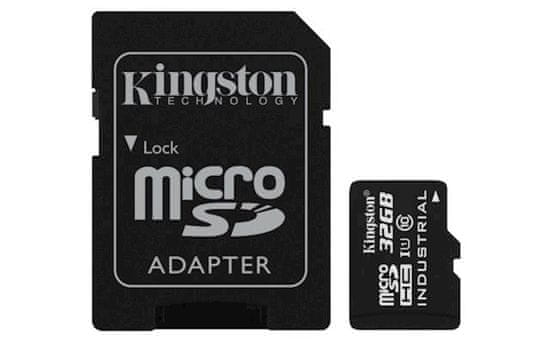 Kingston Industrial Micro SDHC 32GB Class 10 UHS-I + SD adaptér (SDCIT/32GB)