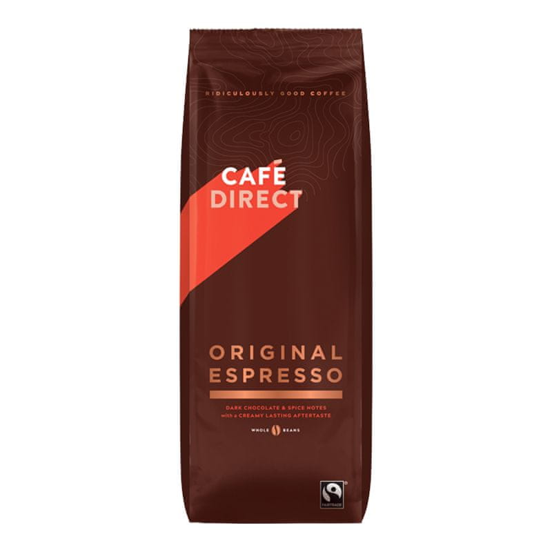 Levně Cafédirect Espresso zrnková káva 1 kg