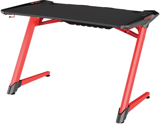 Stůl Sandberg Fighter Gaming Desk 2, černá/červená (640-92) Herní, cable management kov MDF.