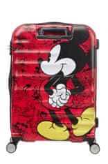 American Tourister AT Dětský kufr Wavebreaker Disney Spinner 67/26 Mickey Comics Red