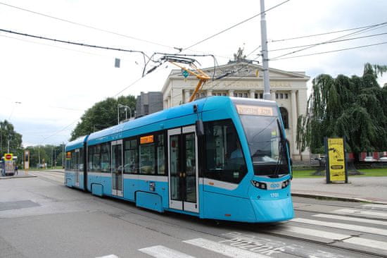 Rappa Moderní tramvaj DPO Ostrava modrá, 47 cm