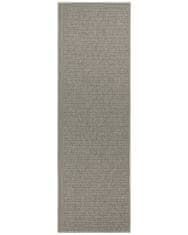 BT Carpet Běhoun Nature 104273 Light Grey – na ven i na doma 80x150