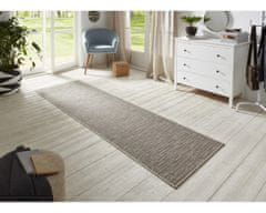 BT Carpet AKCE: 80x450 cm Běhoun Nature 104261 Cream/Multicolor 80x450