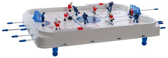 Teddies Hokej společenská hra 63x41cm plast/kov kovová táhla v krabici 73x43,5x8,5cm - rozbaleno