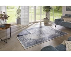 NORTHRUGS Kusový koberec Twin Supreme 104138 Blue/Cream – na ven i na doma 80x150