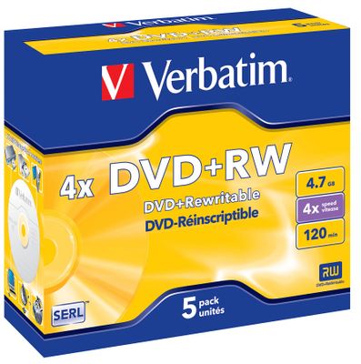 DVD-R Verbatim, vysoká kapacita, optické disky, dlouhá životnost, přepisovatelné