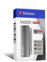 Vx500 External SSD USB 3.1 G2 480GB (47443)