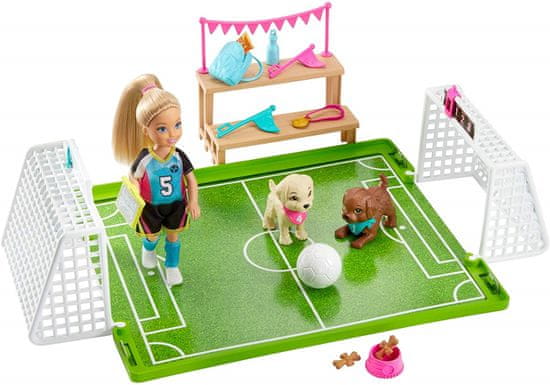 Mattel Barbie Chelsea Fotbalistka herní set