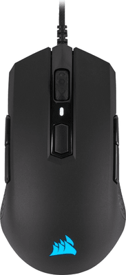 Herní myš Corsair M55 RGB Pro, černá (CH-9308011-EU), optický senzor, dlouhá životnost, RGB efekty, 8 tlačítek, makra