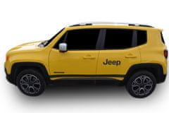 J&J Automotive Střešní nosiče pro Jeep Renagade 2015-Silver Roof Rails 