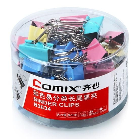 Comix Binder Clip Color 25mm B3634