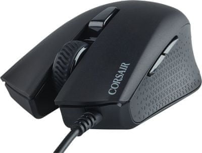 Herní myš Corsair Harpoon RGB Pro (CH-9301111-EU), DPI 12 000, RGB, 6 tlačítek, makra, kompaktní, lehká