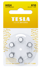 Tesla Batteries baterie do naslouchadel PR10 Zinc Air (PR70/paper/6 ks) 1099137158