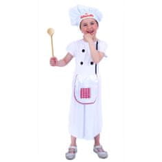 Dětský kostým kuchařka vel. S, (110-116 cm)