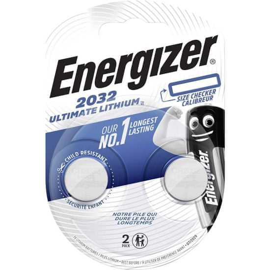 Energizer Ultimate Lithium CR2032 2pack ECR027