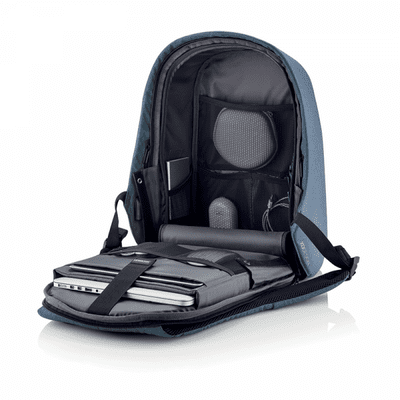 XD Design ruksak Bobby Hero Small, svijetlo plavi (P705.709) Pregledan unutarnji pretinac 