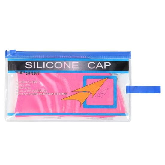 SPURT silikonová čepice se vzorem G-Type SC16, růžová