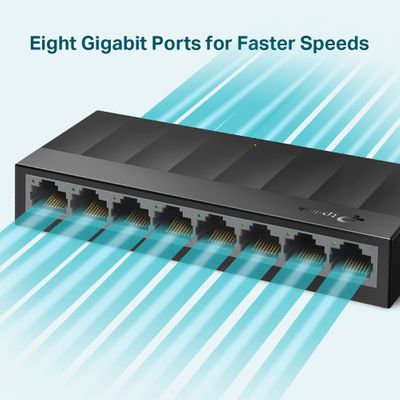 Switch TP-Link LS1008G (LS1008G) vysoká rýchlosť 5 portov