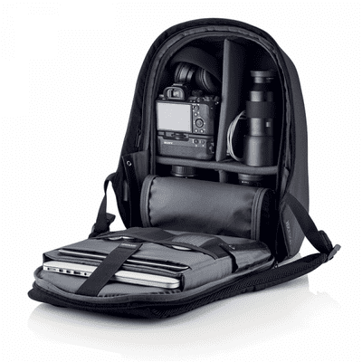 batoh XD Design Bezpečnostní batoh Bobby Hero XL, černý (P705.711) členitý vnitřní prostor 