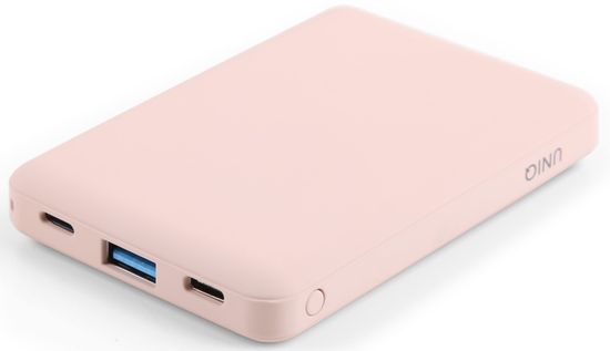 UNIQ Fuele Mini 8 000 mAh USB-C PD kapesní powerbanka UNIQ-FUELEMINI-PINK, růžová