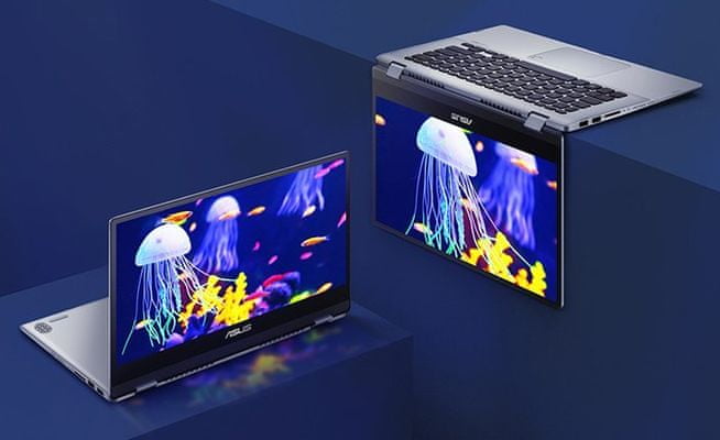 Notebook 2v1 konvertibilní Asus Vivobook Flip 14 (TP412FA-EC309T) Full HD 8GB DDR4 tenký kompaktní
