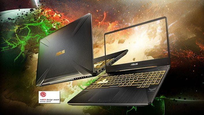 Herní notebook Asus TUF Gaming (FX505DT-BQ121T) Full HD 16GB DDR4 AMD Ryzen 7