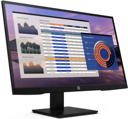 HP P27h G4 (7VH95AA) office monitor 75 Hz, Full HD, 22 colos high contrast IPS