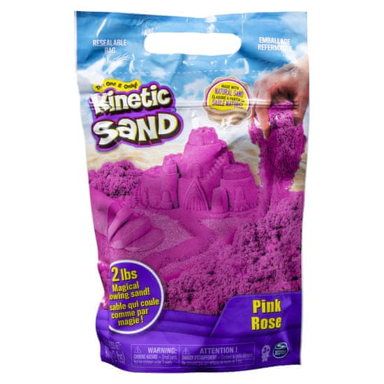 Kinetic Sand Balení růžového písku 0,9 kg