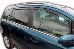 Team Heko Ofuky oken pro Opel Zafira B 5D 2005-2011 4ks přední+ zadní