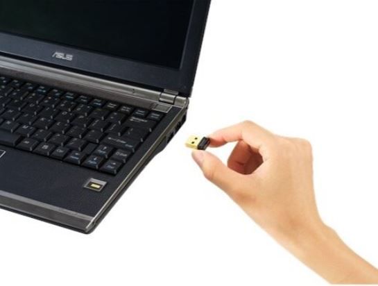 Asus USB-N10 B1 (90IG05E0-MO0R00) wi-fi adapter 150 Mbps miniatűr méretek alacsony súly
