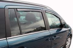 Team Heko Ofuky oken pro Opel Zafira B 5D 2005-2011 4ks přední+ zadní
