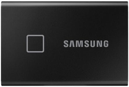 Externí hard disk Samsung T7 Touch SSD 2 000 GB, černá (MU-PC2T0K/WW) SSD 500 GB USB-C vysoká přenosová rychlost