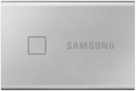 Externí hard disk Samsung T7 Touch SSD 1TB, stříbrná (MU-PC1T0S/WW) SSD 1 000 GB USB-C vysoká přenosová rychlost
