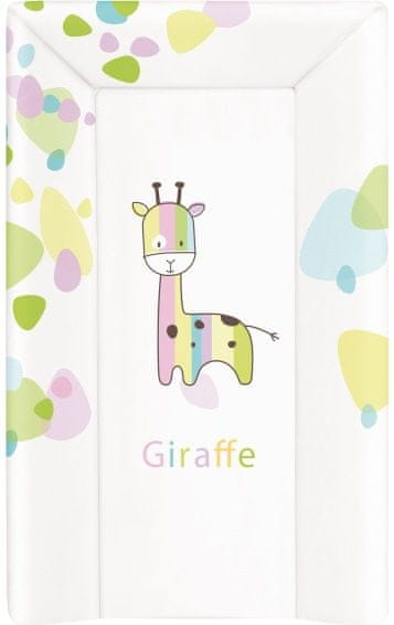 Ceba Baby Přebalovací podložka měkká trojhranná - Žirafa 80x50 cm