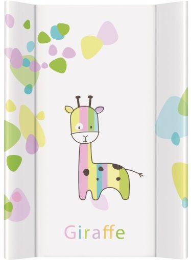 Levně Ceba Baby Přebalovací podložka měkká 70 cm profilovaná - Žirafa