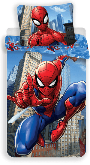 Jerry Fabrics Povlečení Spider-man 02 modrá