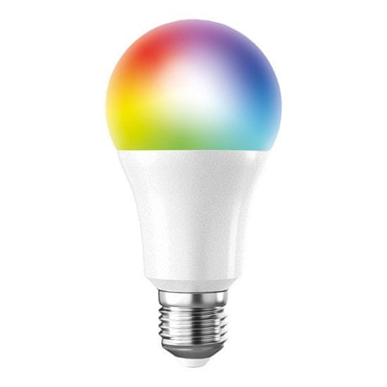 Solight LED SMART WIFI žárovka, klasický tvar, 10 W, E27, RGB, 270 °, 900 lm