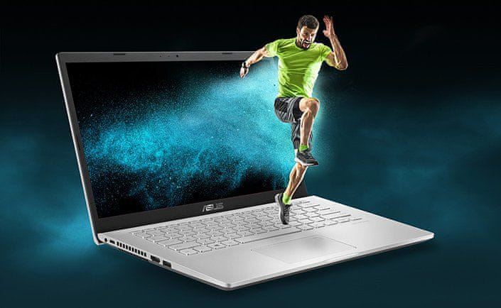 Notebook Asus X409FA-EK092T 14 palců Intel 8. generace rychlý výkonný velká RAM SSD vysoká kapacita USB-C Wi-Fi ac