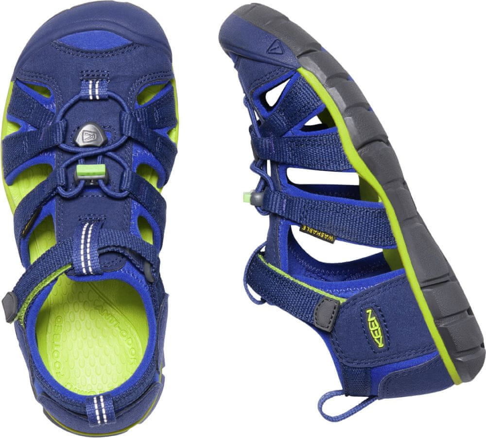 KEEN juniorské sandály Seacamp II CNX Jr. 1022993 38 modrá