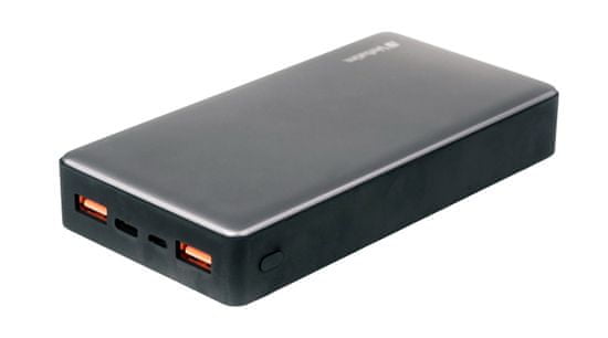 Verbatim Powerbanka 20 000 mAh, Quick Charge 3.0 a USB-C, černá (49577)