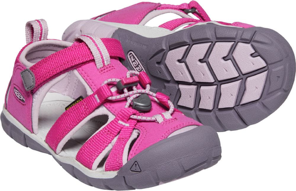 KEEN dívčí juniorské sandály Seacamp II CNX Jr. 1022994 34 růžová