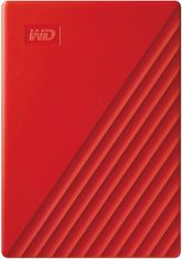 My Passport Portable 4TB, červený (WDBPKJ0040BRD-WESN)