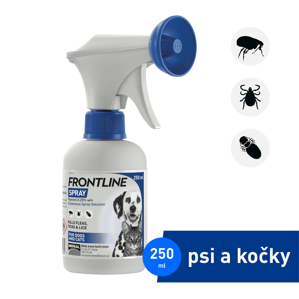 Levně Frontline Spray 2,5 mg/ml kožní sprej - 250 ml
